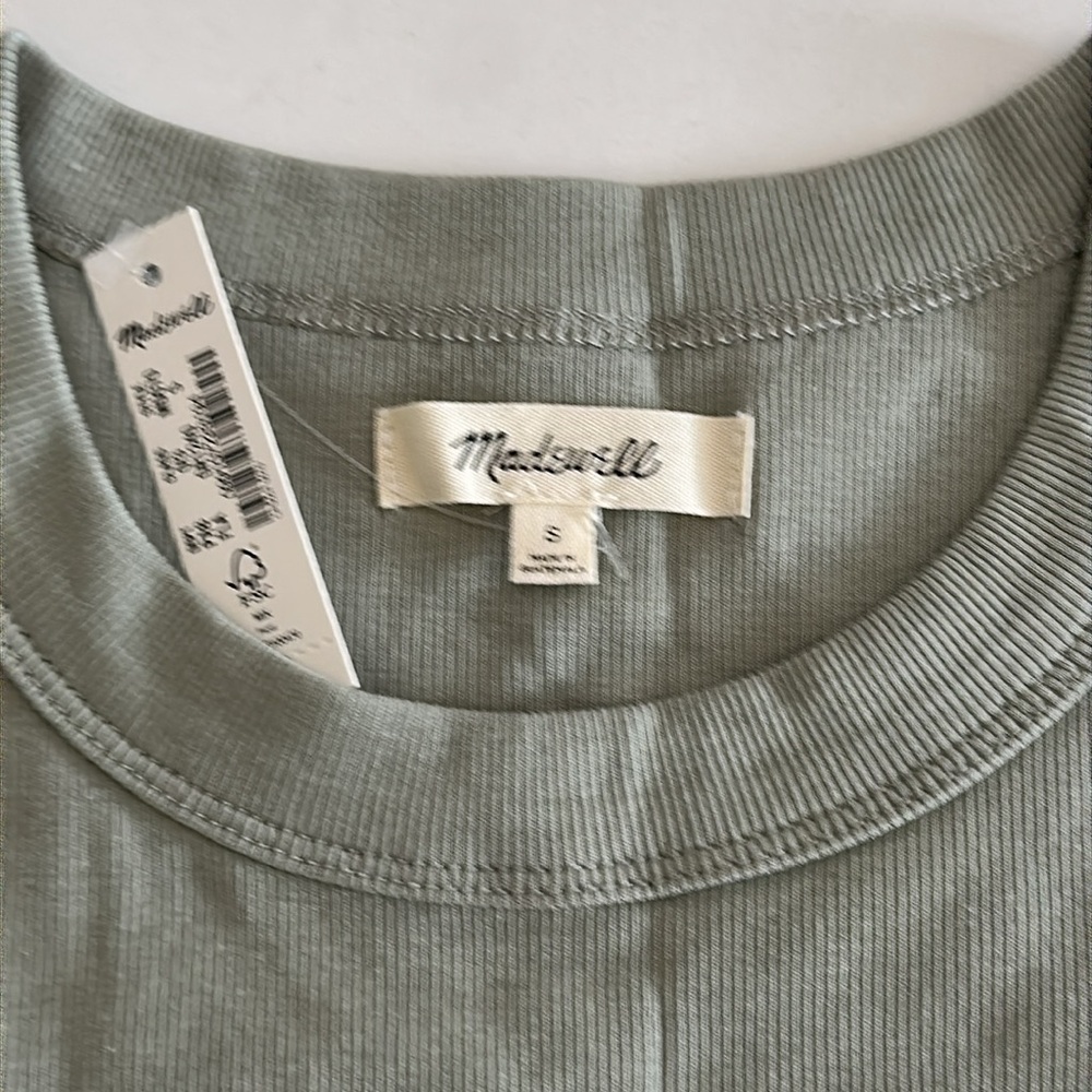 Madewell Light Green Tank Top - Picture 3 of 4